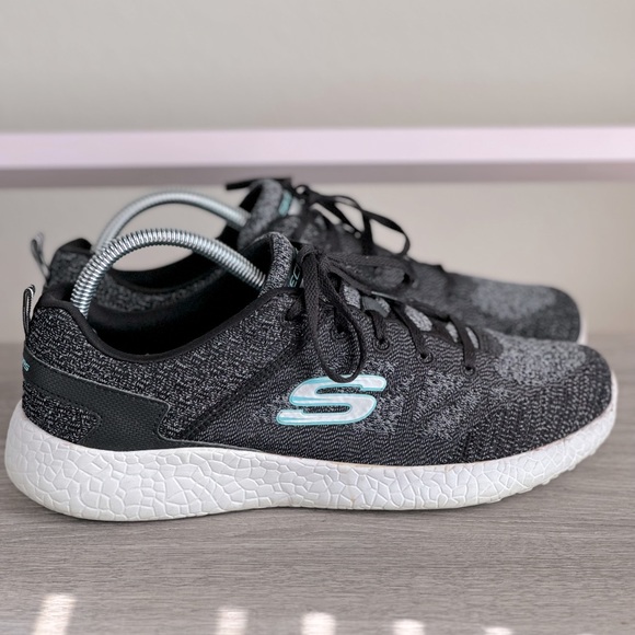 Skechers Burst Knit Athletic Shoes Womens Size 9.5 - Picture 1 of 5